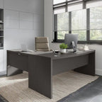Echo 72W Bow Front L Shaped Desk by Bush Business Furniture