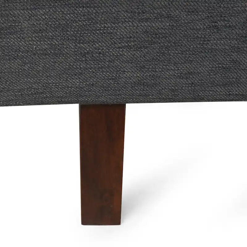 3-Seater Upholstered Sofa Mid-Century Modern Design Birch Wood Legs 73.5"W x 30.25"D x 29.25"H Living Room Furniture with Accent Pillows