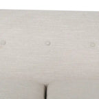 3-Seater Upholstered Sofa Mid-Century Modern Design Birch Wood Legs 73.5"W x 30.25"D x 29.25"H Living Room Furniture with Accent Pillows