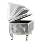 Upholstered Tufted Storage Bench