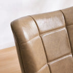 High-Back Tufted Accent Chair | Faux Leather Wingback | Solid Wood Frame | Ergonomic Armrests | 300 lbs Capacity | 37"H x 24.4"W