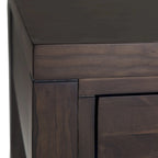 60" Solid Wood Office Desk 2 Side Drawers Keyboard Tray Ball Bearing Glides 24"D x 60"W x 31.5"H Contemporary Home Executive Desk