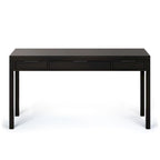 60" Solid Wood Office Desk 2 Side Drawers Keyboard Tray Ball Bearing Glides 24"D x 60"W x 31.5"H Contemporary Home Executive Desk