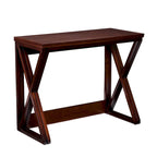 Espresso Counter Height Convertible Table | Foldable Console to Dining Desk | Seats 2-4 | Engineered Wood | 46.25"W x 37"H