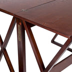 Espresso Counter Height Convertible Table | Foldable Console to Dining Desk | Seats 2-4 | Engineered Wood | 46.25"W x 37"H