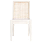 Coastal Rattan Dining Chair Set of 2 | Natural Finish | 18.9"W x 22.3"D x 33.9"H | Comfortable Seating