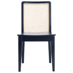 Coastal Rattan Dining Chair Set of 2 | Natural Finish | 18.9"W x 22.3"D x 33.9"H | Comfortable Seating