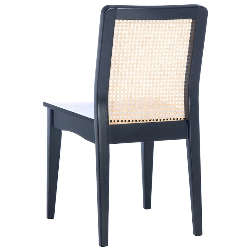 Coastal Rattan Dining Chair Set of 2 | Natural Finish | 18.9"W x 22.3"D x 33.9"H | Comfortable Seating