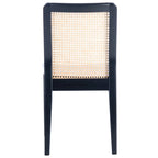 Coastal Rattan Dining Chair Set of 2 | Natural Finish | 18.9"W x 22.3"D x 33.9"H | Comfortable Seating