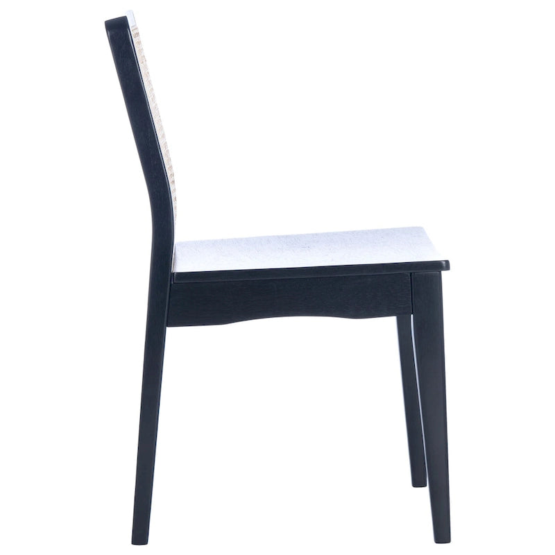 Coastal Rattan Dining Chair Set of 2 | Natural Finish | 18.9"W x 22.3"D x 33.9"H | Comfortable Seating