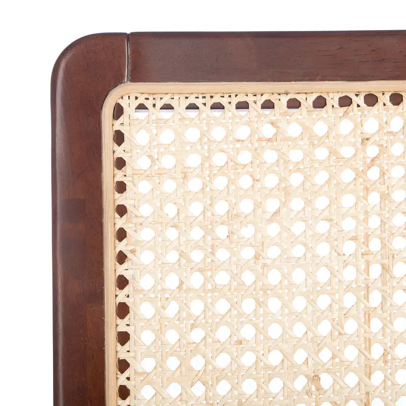 Coastal Rattan Dining Chair Set of 2 | Natural Finish | 18.9"W x 22.3"D x 33.9"H | Comfortable Seating