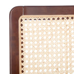 Coastal Rattan Dining Chair Set of 2 | Natural Finish | 18.9"W x 22.3"D x 33.9"H | Comfortable Seating