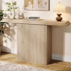 Console Table 41.33" Particle Board Entryway Hallway Sofa Accent Table Modern Simple Style Textured Finish 11.81"D x 31.49"H