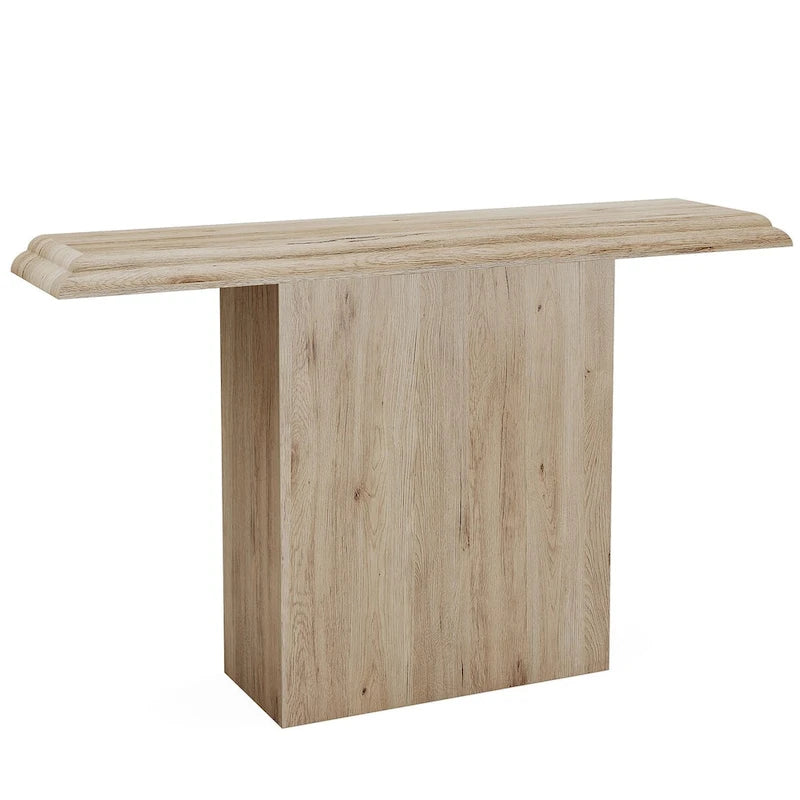 Console Table 41.33" Particle Board Entryway Hallway Sofa Accent Table Modern Simple Style Textured Finish 11.81"D x 31.49"H