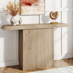 Console Table 41.33" Particle Board Entryway Hallway Sofa Accent Table Modern Simple Style Textured Finish 11.81"D x 31.49"H