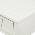 Daisy Series Console Table Traditional Design with Two Drawers and Bottom Shelf Acacia Mangium