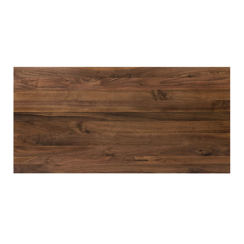 Poly & Bark Etta Office Desk - Solid Wood with Two Softclose Drawers