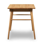 Poly & Bark Etta Office Desk - Solid Wood with Two Softclose Drawers
