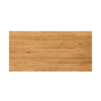 Poly & Bark Etta Office Desk - Solid Wood with Two Softclose Drawers