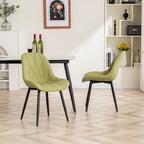 Upholstered Dining Chairs Set of 2 Modern Kitchen Chairs